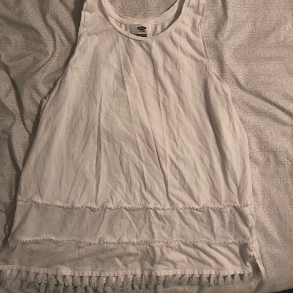 Old Navy Tassel Trim Tank